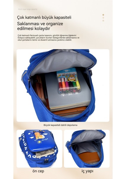 Çocuk Anaokulu, Yüksek Görünümlü, Şık, Üç Boyutlu Karikatür Küçük Okul Çantası, Erkek ve Kız Çocukları Için Hafif ve Yük Azaltıcı Sırt Çantası (Yurt Dışından) fiyatları