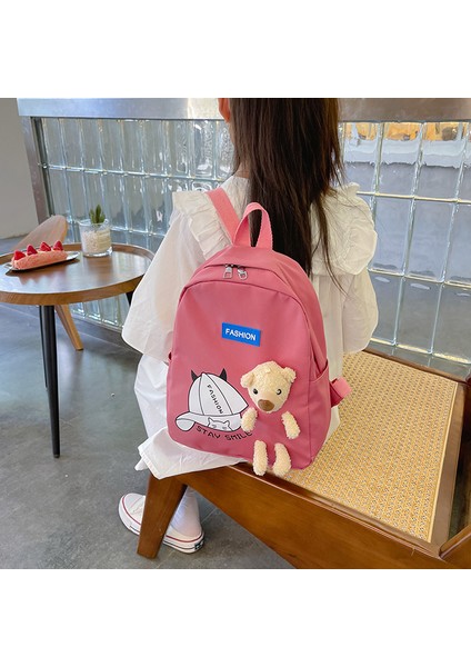 Anaokulu Bebek Çantası Ultra Hafif Okul Çantası Erkek ve Kız Için Evrensel Sırt Çantası Sevimli Karikatür Ayı Çocuk Sırt Çantası (Yurt Dışından) fiyatları