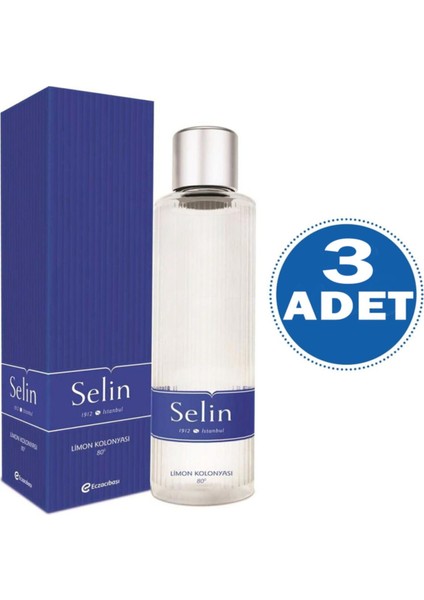 Limon Kolonyası Pet Şişe 400 ml 3 Adet