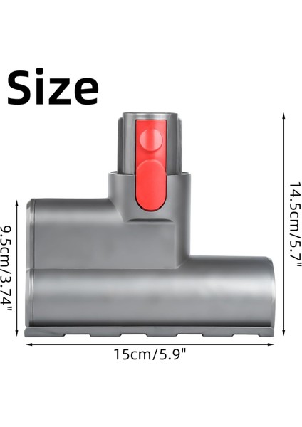 dyson V7 V8 V10 V11 V15 Kablosuz İçin Mini Turbo Fırça Başlığı (Yurt Dışından) modelleri