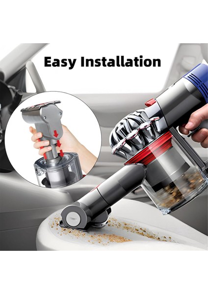dyson V7 V8 V10 V11 V15 Kablosuz İçin Mini Turbo Fırça Başlığı (Yurt Dışından)