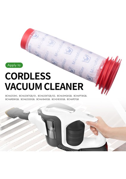 bosch Athlet Schnurlose Staubsauger İçin 2 Stück Waschbare Filtre (Yurt Dışından)