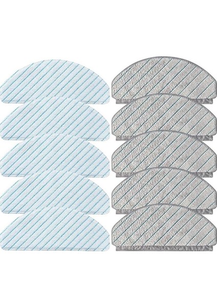 ecovacs Deebot Ozmo T10 İçin 10PCS Silme Paspas Bezi Pedleri (Yurt Dışından)