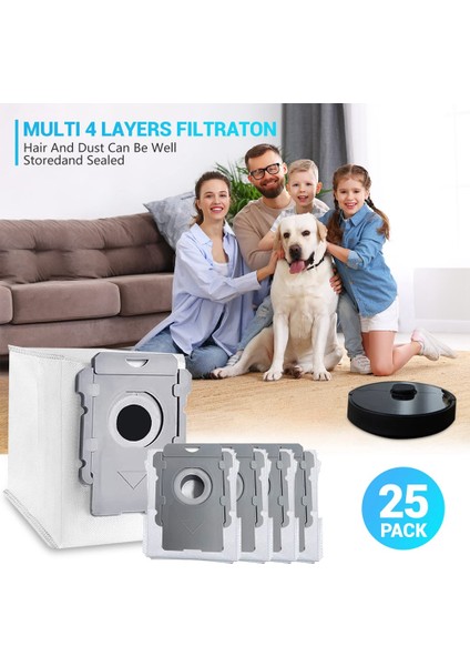 irobot Roomba I3 I3+ I7 I7+ İçin Uyumlu Yedek Parçalar Toz Torbası (Yurt Dışından) fiyatları