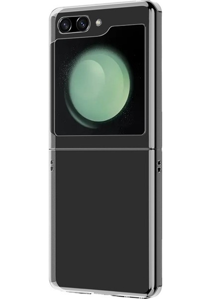 Samsung Galaxy Z Flip5 Için Şeffaf Pc Flip Case (Yurt Dışından)