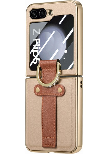 Samsung Galaxy Z Flip5 5g Khaki Için Pc Telefon Kılıfı (Yurt Dışından)