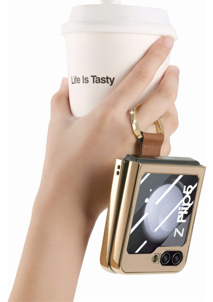 Samsung Galaxy Z Flip5 5g Khaki Için Pc Telefon Kılıfı (Yurt Dışından) fırsatları