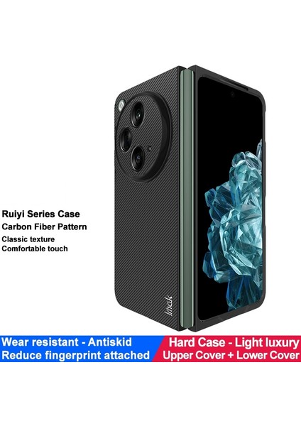 Oppo Için Imak Pu + Pc Telefon Kılıfı? Find? N3 5g/oneplus Open 5g Çok Molor (Yurt Dışından)