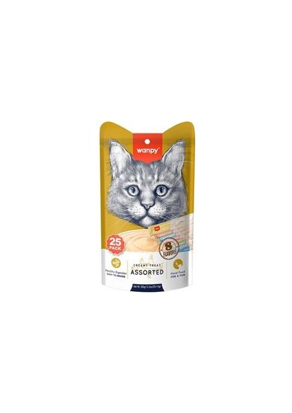 Karışık Sıvı Kedi Ödül Maması 25X14gr