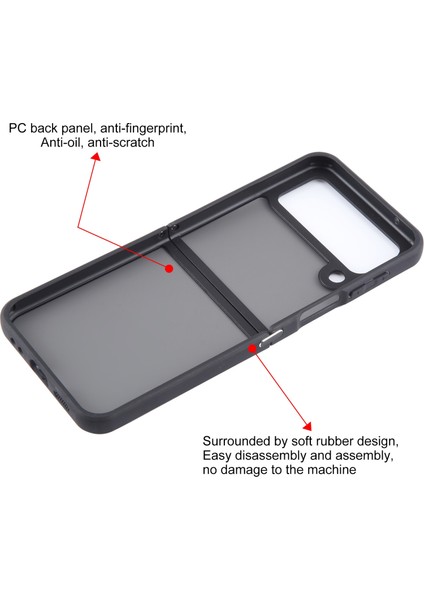 Samsung Galaxy Z Flip4 Için Mat Siyah Telefon Kılıfı (Yurt Dışından) fırsatları