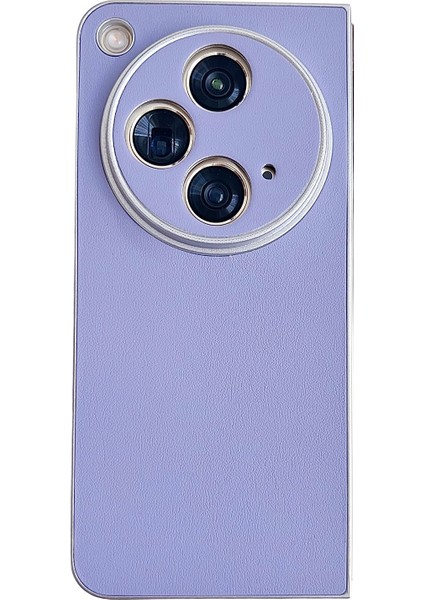 Oppo Için Pearlescent Boya Pu Kılıfı N3 Mor Bul (Yurt Dışından)