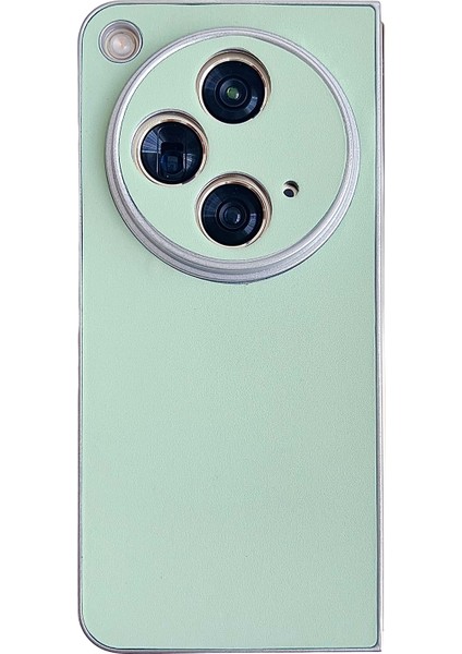 Oppo Için Pearlescent Boya Pu Kılıfı N3 Yeşil Bul (Yurt Dışından)