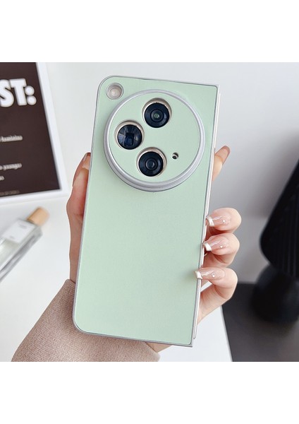 Oppo Için Pearlescent Boya Pu Kılıfı N3 Yeşil Bul (Yurt Dışından)