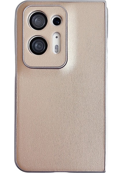 Oppo Için Pearlescent Boya Pu Kılıfı N2 Altın Bul (Yurt Dışından)