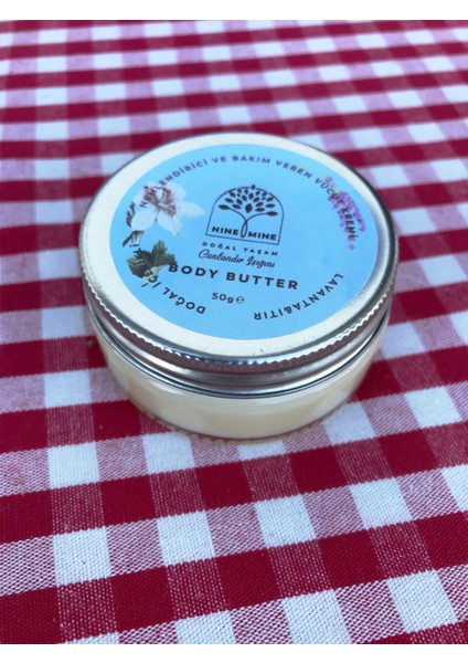 Nine&Mine Doğal Yaşam Doğal Içerikli Nemlendirici Bakım Kremi -Body Butter (Lavanta&Itır)