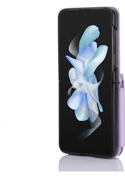 Samsung Galaxy Z Flip3 Için Fermuar Kart Yuvaları Katlanır Kılıf (Yurt Dışından)