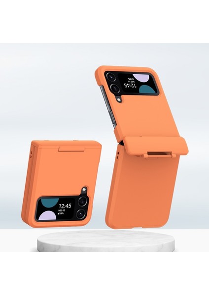 Galaxy Z Flip3 5g 5g Turuncu Için Pc Skin Fe Kılıfı (Yurt Dışından)