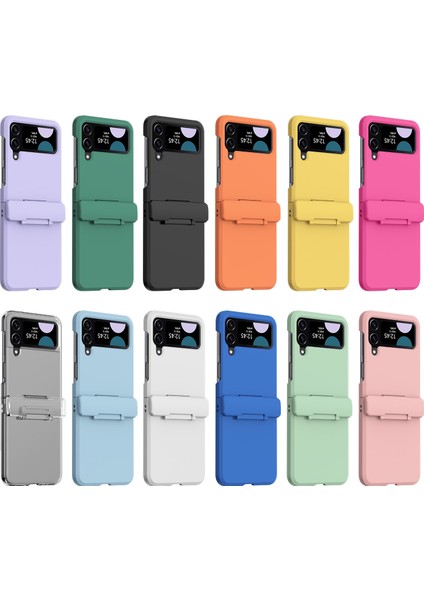 Galaxy Z Flip3 5g 5g Turuncu Için Pc Skin Fe Kılıfı (Yurt Dışından)