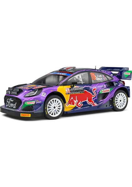 Ford Puma Rally1 Hybrıd – Rallye Montecarlo – 2022 – #19 S.loeb / I.galmıche