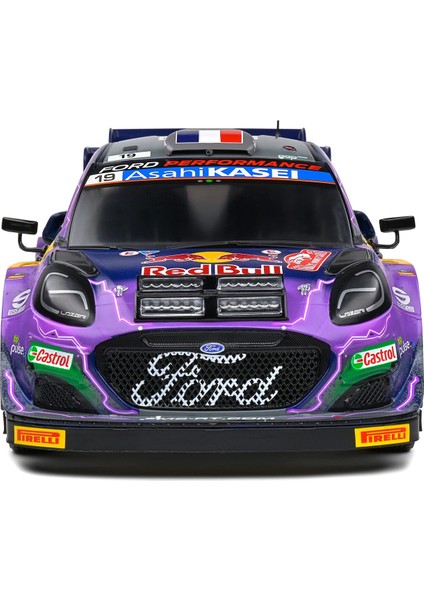 Ford Puma Rally1 Hybrıd – Rallye Montecarlo – 2022 – #19 S.loeb / I.galmıche