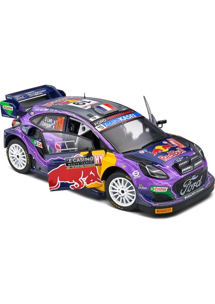 Ford Puma Rally1 Hybrıd – Rallye Montecarlo – 2022 – #19 S.loeb / I.galmıche