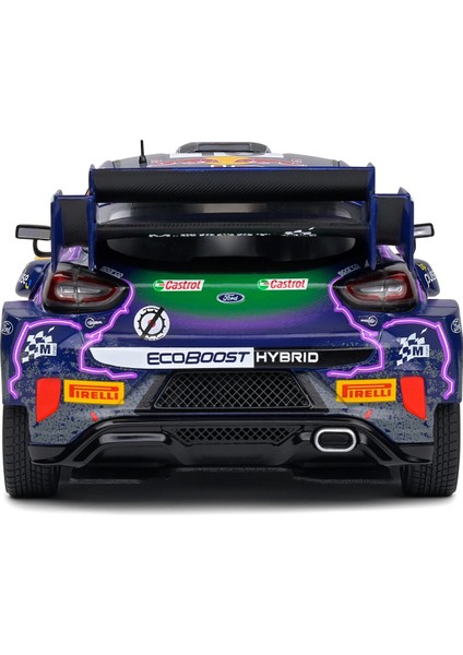 Ford Puma Rally1 Hybrıd – Rallye Montecarlo – 2022 – #19 S.loeb / I.galmıche