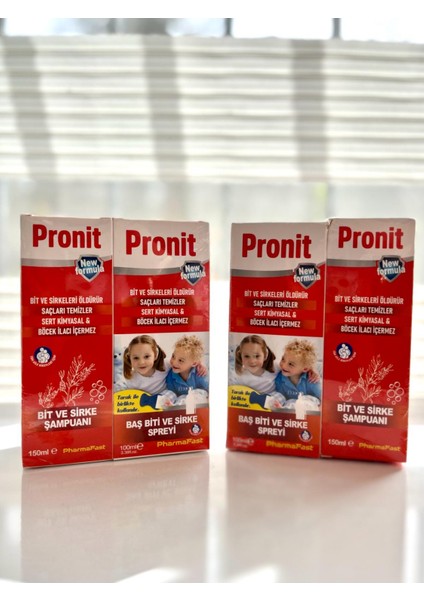 Pronit Bit Set - Sprey 100 Ml Bit Şampuan 150 Ml 2'Li Set