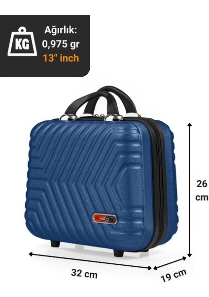 Suitcase Abs Çivit Mavi Makyaj & El Çantası 615.05 indirimleri
