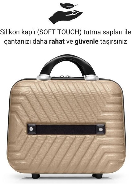 Suitcase Abs Gold Makyaj & El Çantası 615.06 modelleri