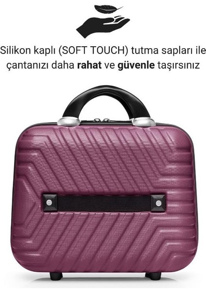 Suitcase Abs Mürdüm Makyaj & El Çantası 615.09 modelleri