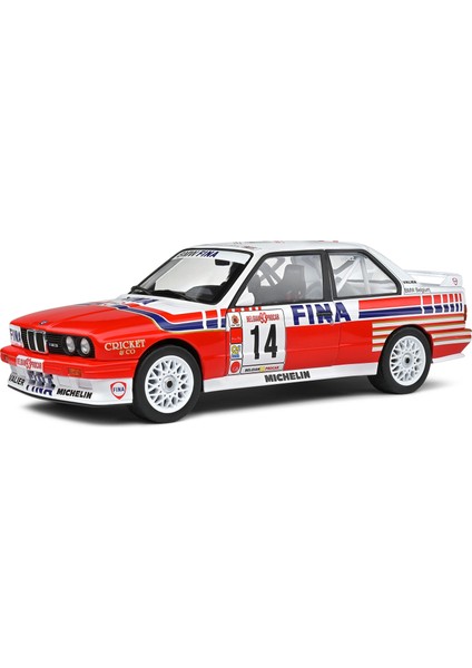 Solıdo 1/18 Bmw E30 M3 – Belgıum Procar – 1993 – #14 Duez