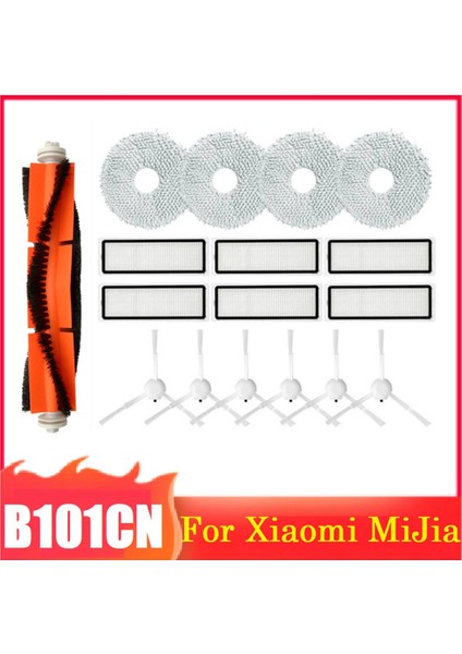 xiaomi Mijia B101CN Hepa Filtre Paspas Bezi Ana Yan Fırça İçin 17 Adet (Yurt Dışından) indirimleri