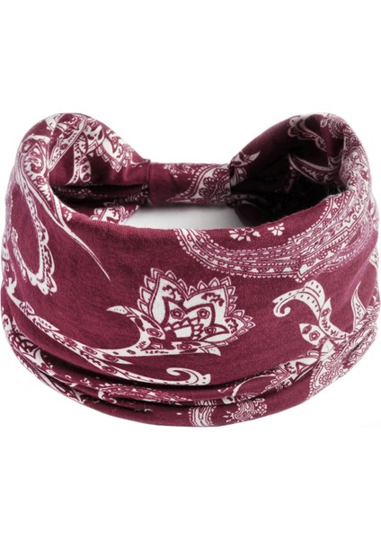 Yoga Spor Kafa Bandı Terlemeyi Önleyici Ter Emici Elastik Pamuk Kafa Bandı Bayanlar Şapkalar Saç Aksesuarları 2 Adet (Yurt Dışından)