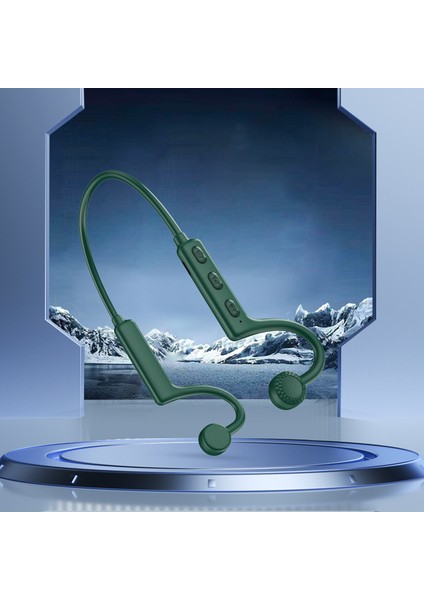 Hava Iletimli Kulaklıklar Bluetooth Su Geçirmez Kablosuz Spor Kulaklıkları (Yurt Dışından)