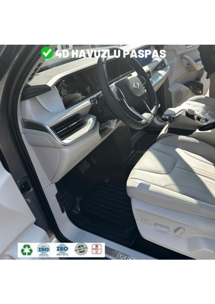 Audi A3 Sedan 2017 Ile Tam Uyumlu 4d Havuzlu Üniversal Yeni Nesil Paspas Siyah Gold Seri