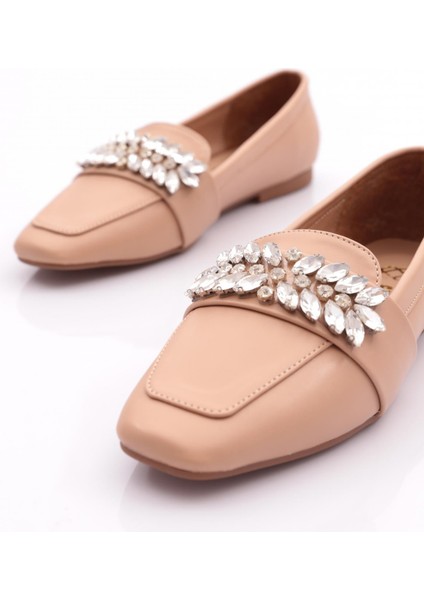 50085-23Y Kadin Kristal Taşli Tokali Loafer fırsatları