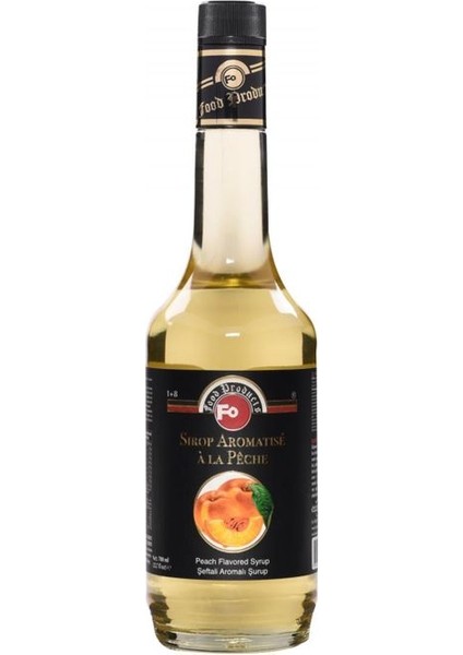 Şeftali Aromalı Meyve ve Kokteyl Şurup 700 ml.