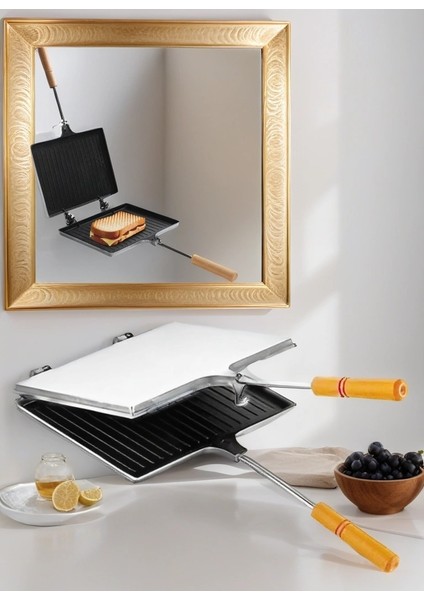 Teflon Tost Makinesi Alüminyum+Teflon