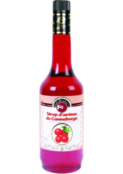 Kızılcık Aromalı Meyve Şurup 700 ml.
