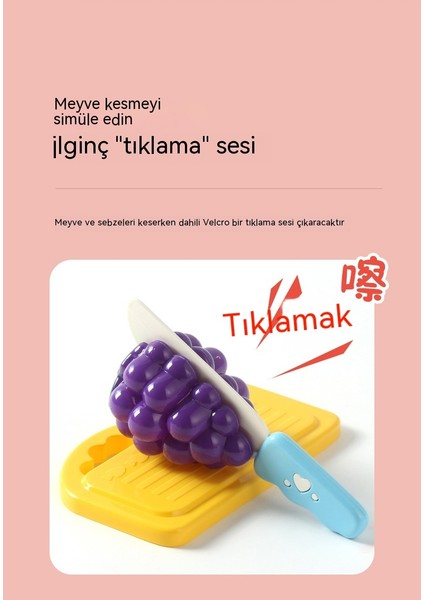 Janjon Star Oyun Evi Oyuncak Çocuk Sırt Çantası Simüle Meyve Kesme 18PCS (Yurt Dışından) indirimleri