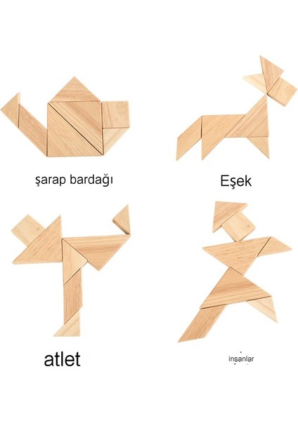 Janjon Star Anaokulu Ilkokul Öğrencileri Için Ahşap Oyuncak Yapboz Günlük Yapboz Öğretim Yardımcıları (Yurt Dışından)