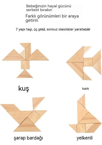 Janjon Star Anaokulu Ilkokul Öğrencileri Için Ahşap Oyuncak Yapboz Günlük Yapboz Öğretim Yardımcıları (Yurt Dışından)