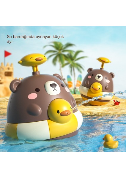 Janjon Star Bebek Su Bardağı Basın Sprey Oyuncak Çocuk Su Ayı Çıngırak Su ve Arazi Banyo Banyo Oyuncak (Yurt Dışından) fiyatları