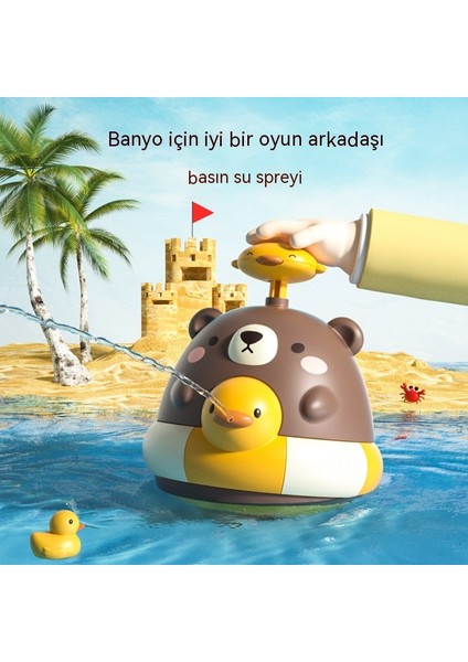 Janjon Star Bebek Su Bardağı Basın Sprey Oyuncak Çocuk Su Ayı Çıngırak Su ve Arazi Banyo Banyo Oyuncak (Yurt Dışından) modelleri