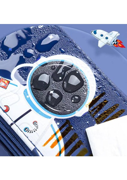 Ilkokul Öğrencileri Okula Başlar Kırtasiye Kutusu Çocuk Karikatür Astronot Çift Katmanlı Kalem Kutusu (Yurt Dışından) fırsatları