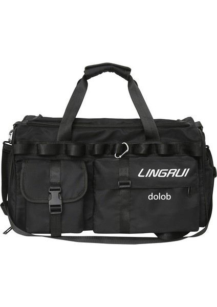 Çok Amaçlı Omuz Crossbody Çanta Taşınabilir Büyük Kapasiteli Hafif Seyahat Çantası Sırt Çantası Spor Çantası Spor Spor Çantası (Yurt Dışından)