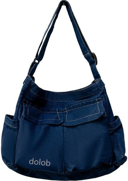 Edebi Tarzı Rahat Omuz Çantası Kadın Kore Modası Üniversite Öğrencileri Sınıfa Yeni Crossbody Çanta Taşıyor (Yurt Dışından)