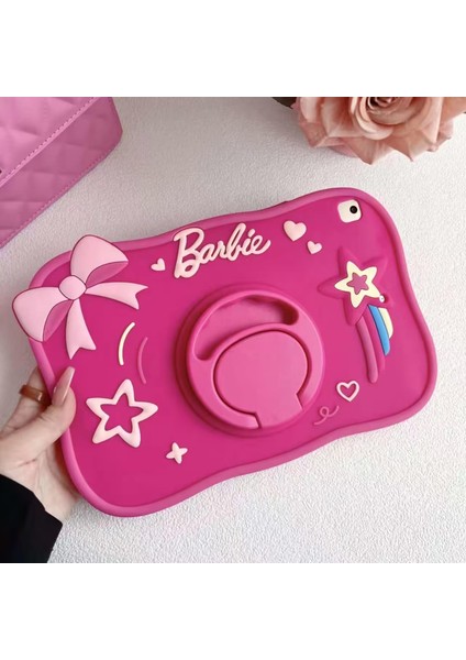 Samsung Galaxy Tab A9 Plus 11 Inç X210 X215 X216 Uyumlu Barbie Standlı Çocuklara Özel Karakterli