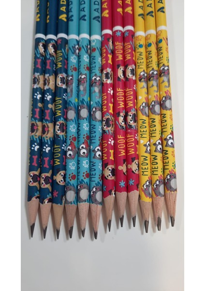 Cats And Dogs Kurşun Kalem 12 Adet 2b fiyatları