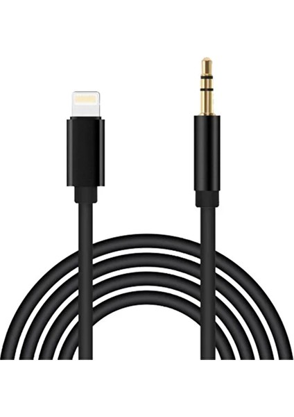 Apple IPhone 100 cm Lightning To 3.5 mm Jack Aux Stereo Dönüştürücü Çevirici Kablo